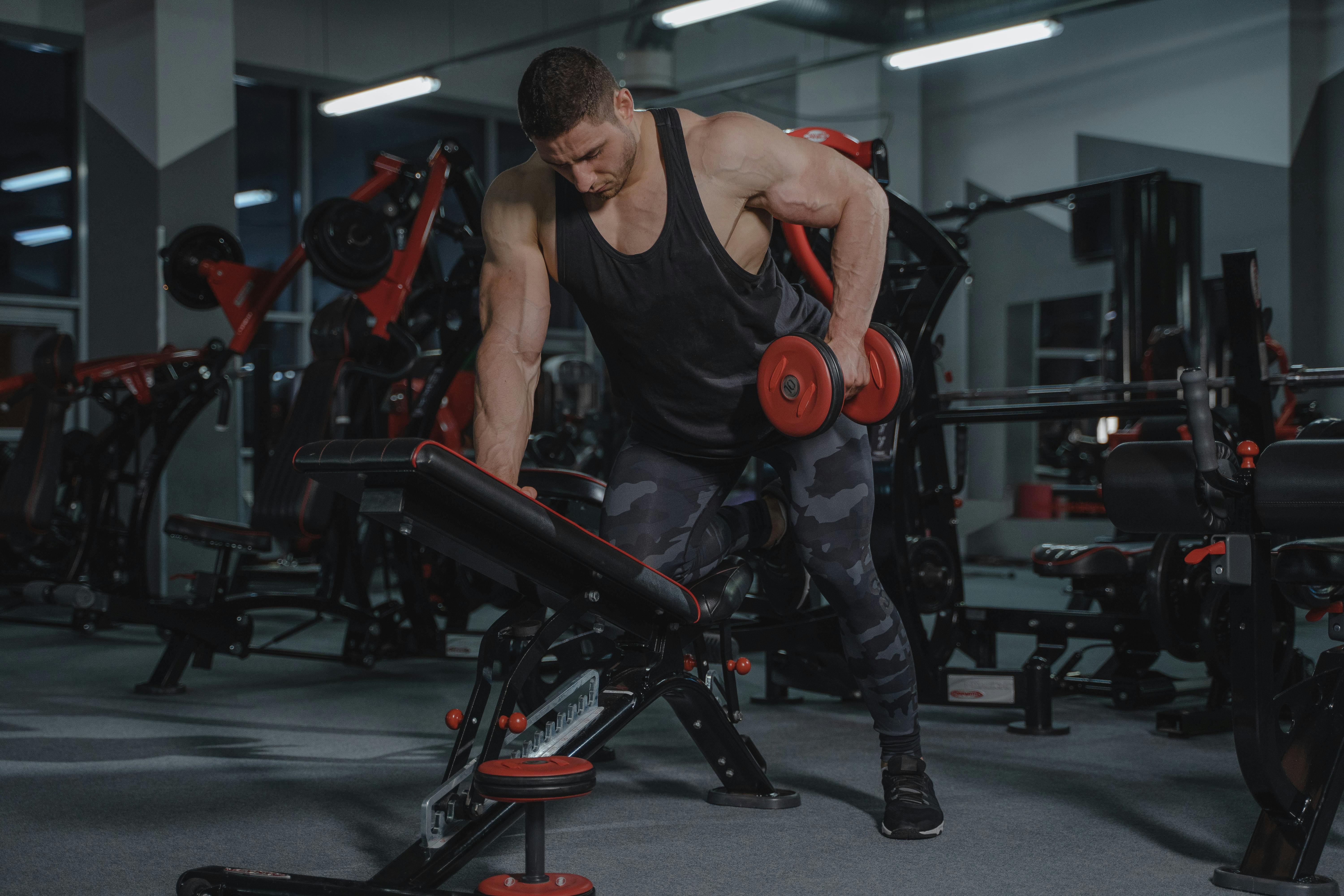 Woman athlete training